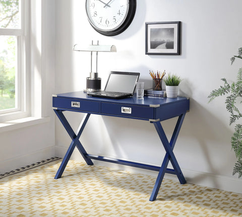 Amenia Navy Blue Finish Console Table Model AC00910 By ACME Furniture