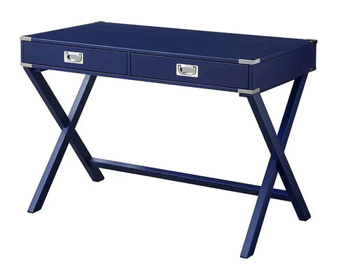 Amenia Navy Blue Finish Console Table Model AC00910 By ACME Furniture