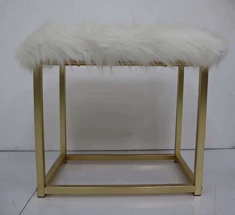 Adao Faux Fur, Mirror, Pink & Gold Finish Vanity Mirror Model AC00934 By ACME Furniture