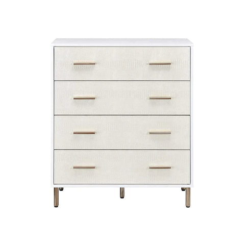 Myles White, Champagne & Gold Finish Chest Model AC00958 By ACME Furniture