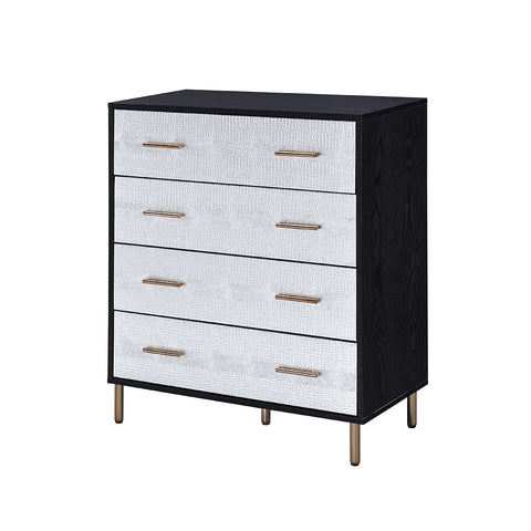 Myles Black, Silver & Gold Finish Chest Model AC00959 By ACME Furniture