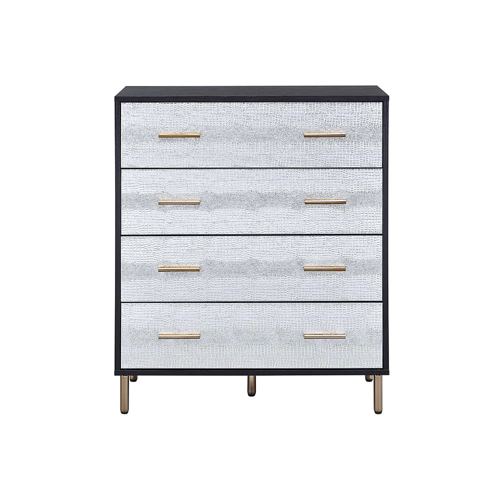 Myles Black, Silver & Gold Finish Chest Model AC00959 By ACME Furniture