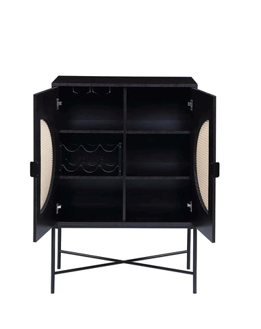 Colson Black Finish  Wine Cabinet Model AC01081 By ACME Furniture