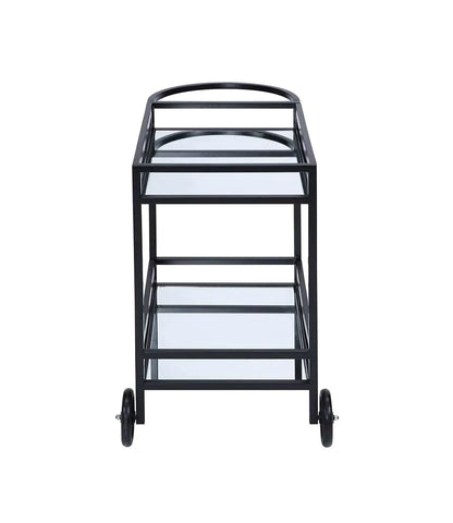 Colson Black Finish  Serving Cart Model AC01082 By ACME Furniture