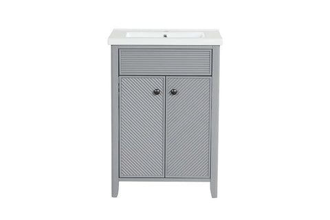 Eirlys Gray Finish Sink Cabinet Model AC01173 By ACME Furniture