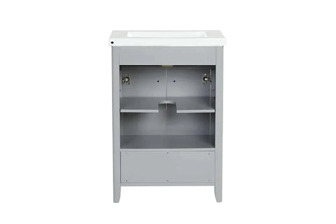 Eirlys Gray Finish Sink Cabinet Model AC01173 By ACME Furniture