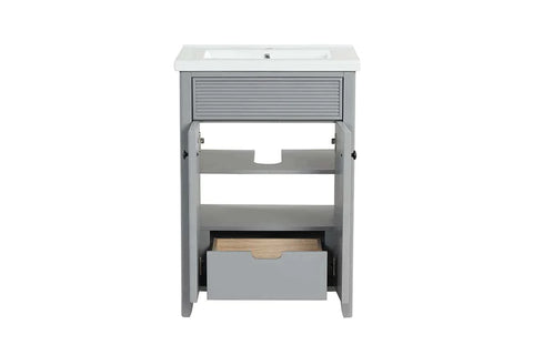 Eirlys Gray Finish Sink Cabinet Model AC01173 By ACME Furniture