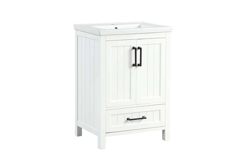 Mysie White Finish Sink Cabinet Model AC01175 By ACME Furniture