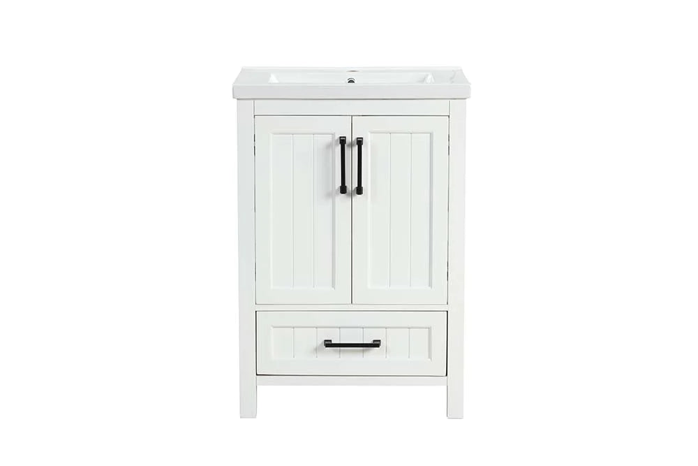 Mysie White Finish Sink Cabinet Model AC01175 By ACME Furniture