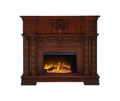 Vendome Cherry Finish Fireplace Model AC01312 By ACME Furniture