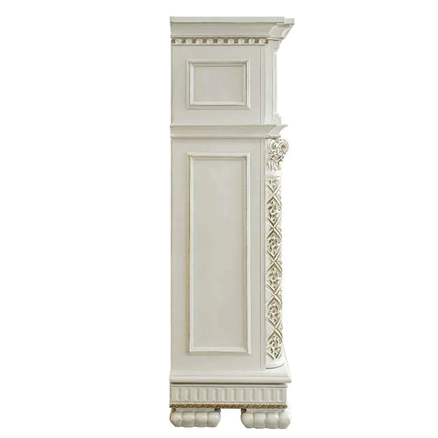 Vendome Antique Pearl Finish Fireplace Model AC01313 By ACME Furniture