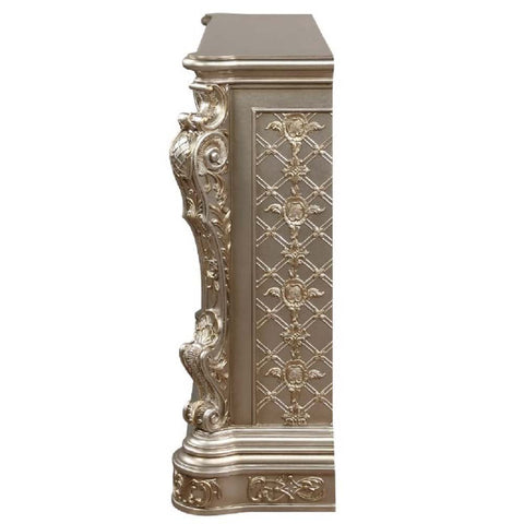 ACME Zabrina Antique Silver & Gold Finish Zabrina Fireplace Model AC01618