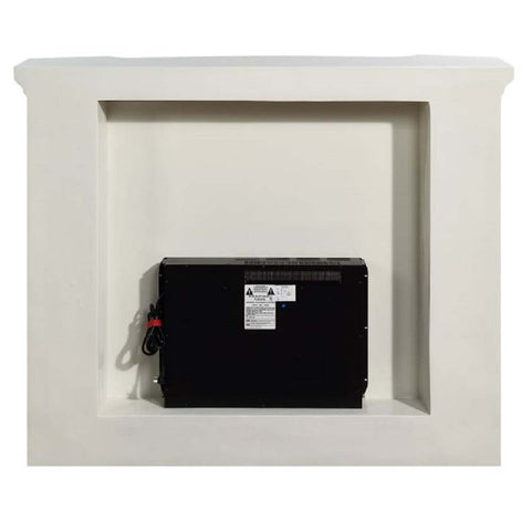 ACME Zabrina Antique White Finish Zabrina Fireplace Model AC01620
