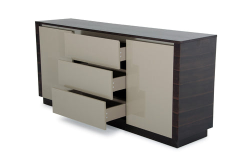A&X Caligari Modern Oak & Grey Gloss Buffet Model VGUNAC642-183