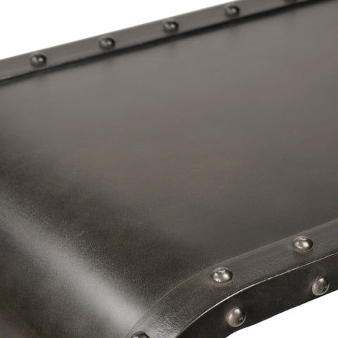 Hampton Gunmetal Finish Console Table