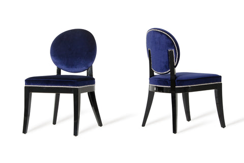 Isabella Modern Blue Dining Chair (Set of 2) By VIG Furniture