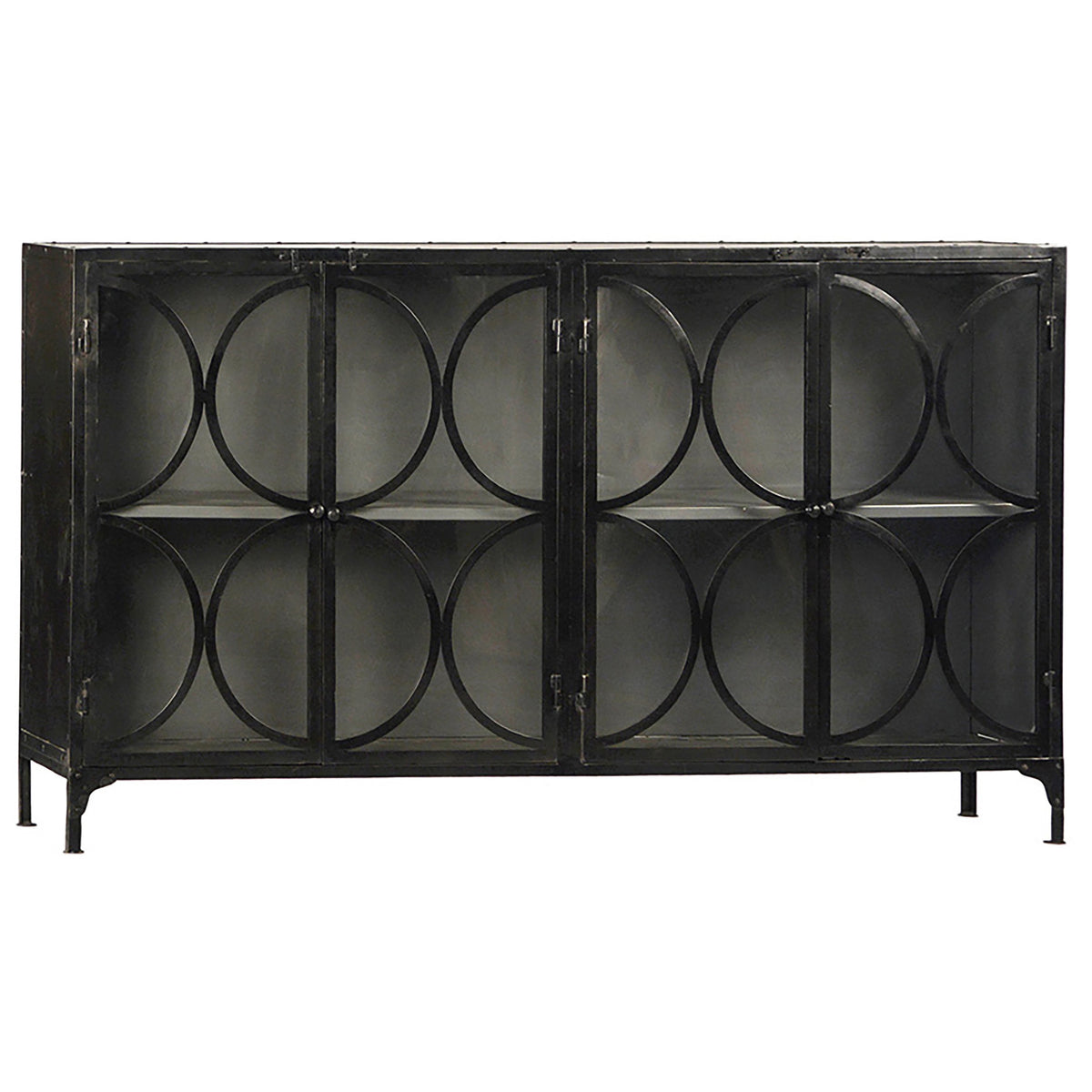 Dudley Antique Black Finish Sideboard