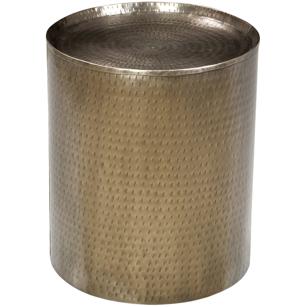 Harper Antique Brass Finish Side Table