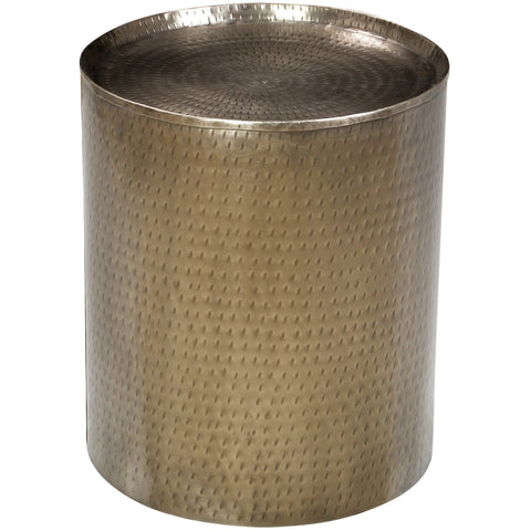Harper Antique Brass Finish Side Table