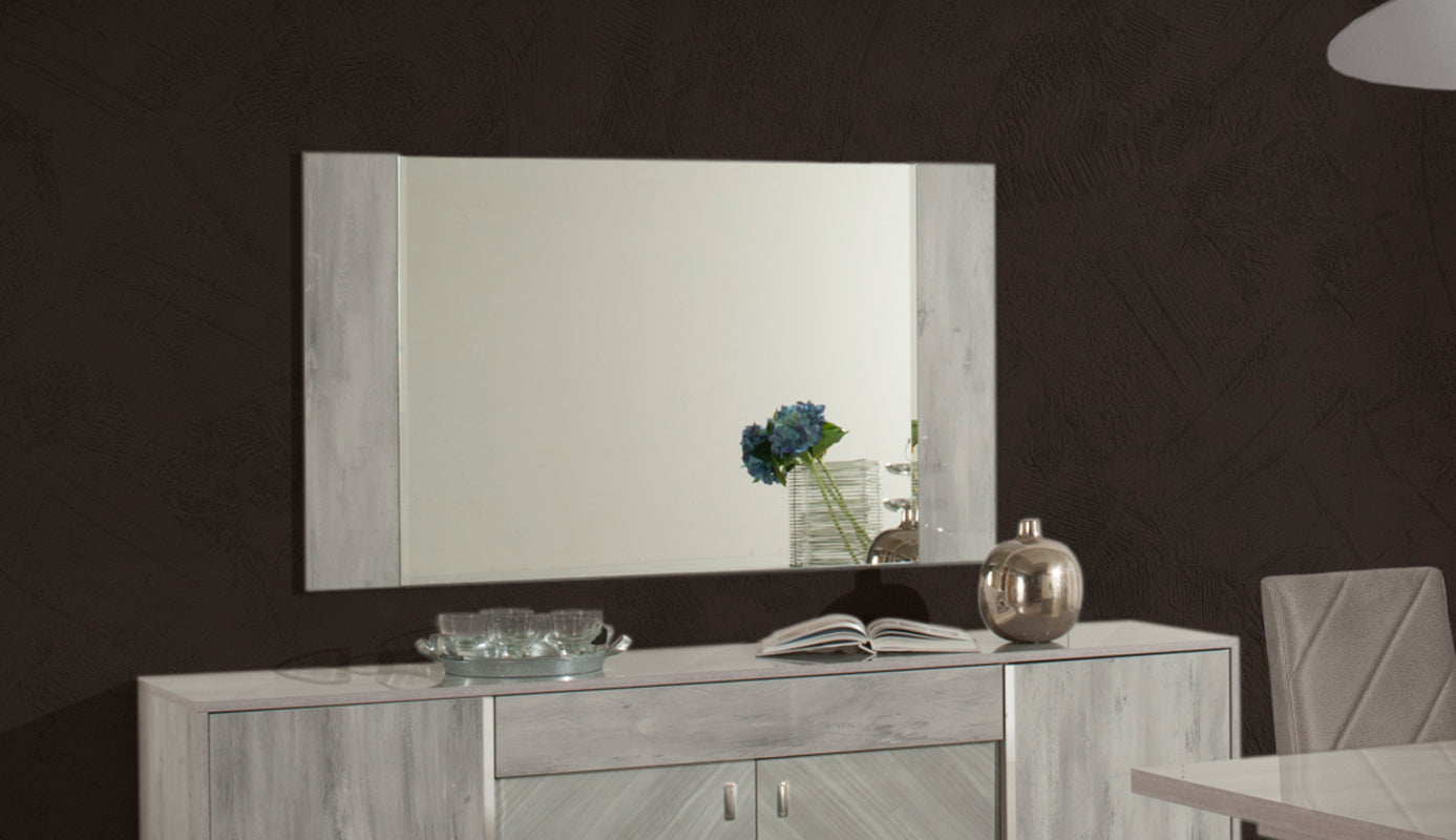 Nova Domus Alexa Italian Modern Grey Buffet Mirror Model VGACALEXA-BMIR