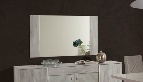 Nova Domus Alexa Italian Modern Grey Buffet Mirror Model VGACALEXA-BMIR