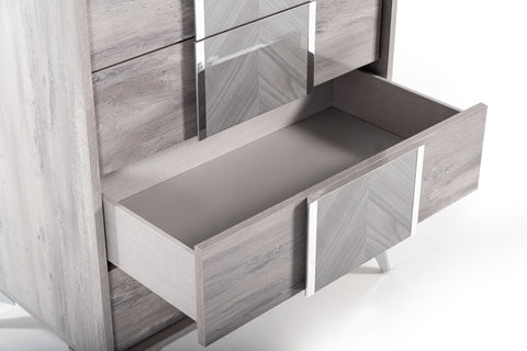 Nova Domus Alexa Italian Modern Grey Chest Model VGACALEXA-CHEST