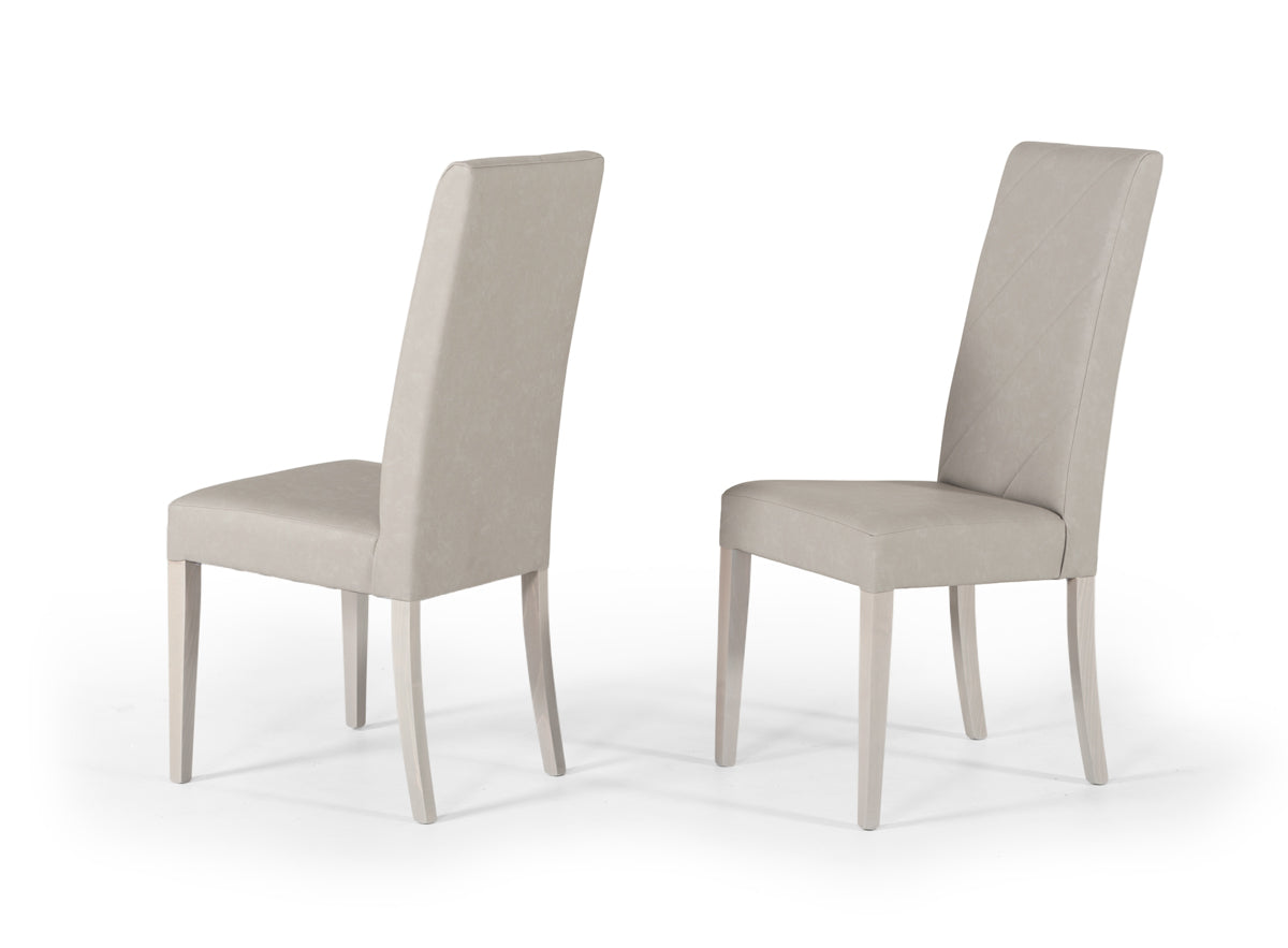 Nova Domus Alexa Italian Modern Grey Dining Chair (Set of 2) By VIG Furniture