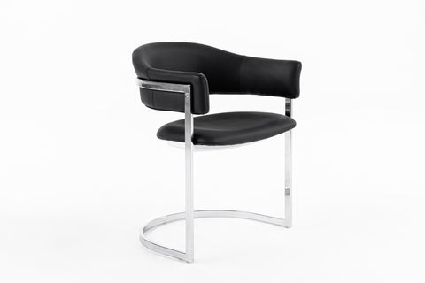 Modrest Allie Contemporary Black Leatherette Dining Chair By VIG Furniture