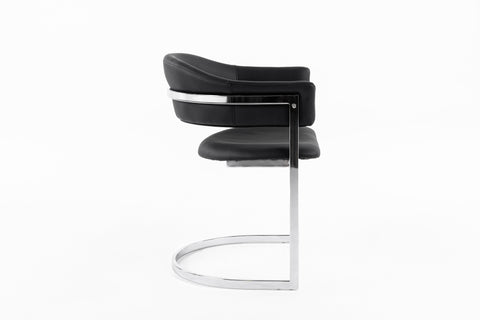 Modrest Allie Contemporary Black Leatherette Dining Chair By VIG Furniture