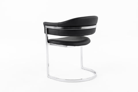 Modrest Allie Contemporary Black Leatherette Dining Chair By VIG Furniture