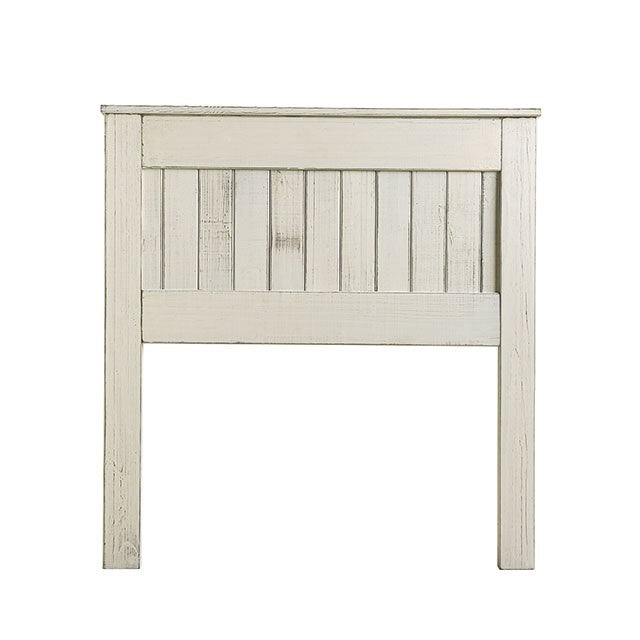 Rockwall Headboard Model Am7971Wh-Full Headboard By Furniture Of America 