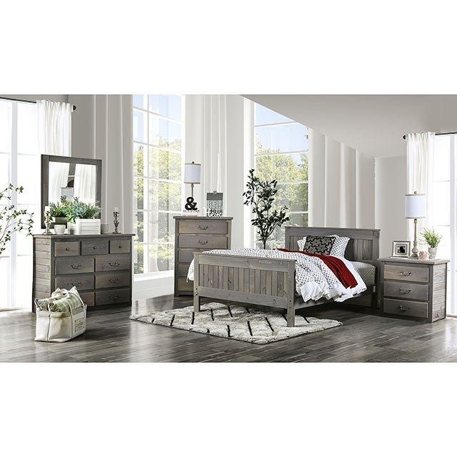 Rockwall Bed Model Am7973-Twin Bed By Furniture Of America 