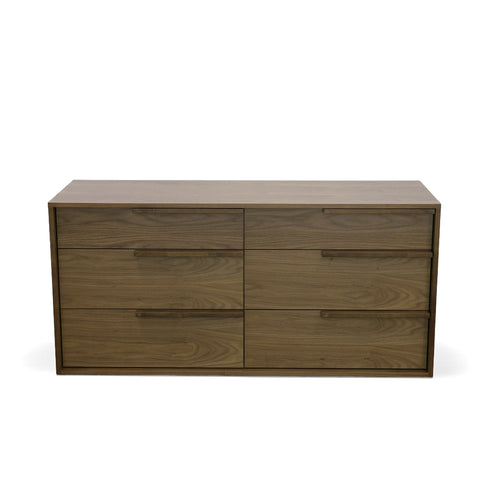 Modrest Amberlie Modern Walnut Dresser Model VGMABR-96-WAL-DRS