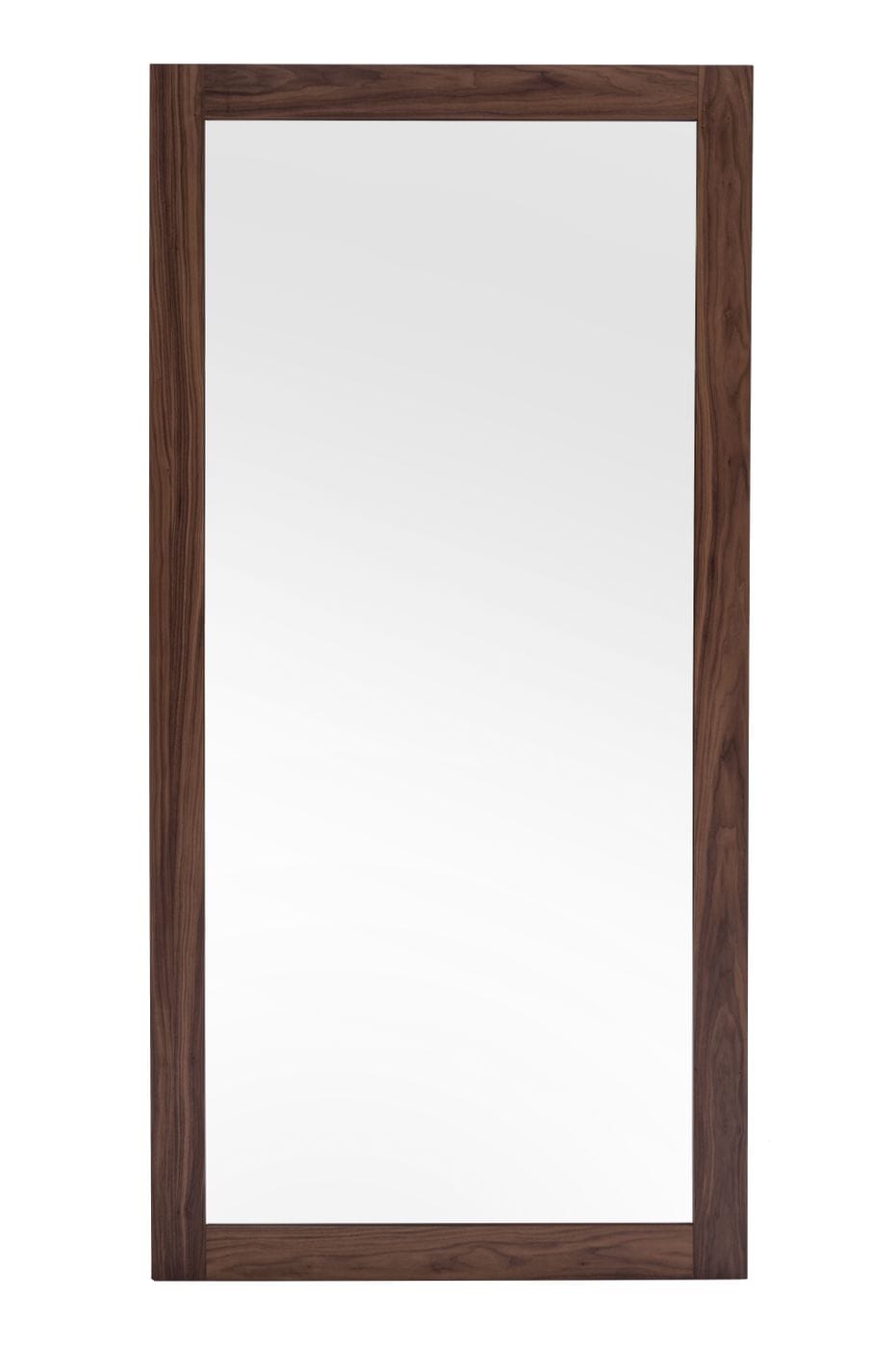 Modrest Amberlie Modern Walnut Floor Mirror Model VGMABR-96-WAL-MIR