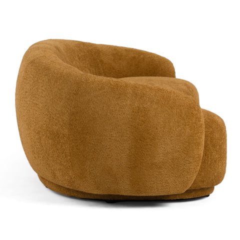 Divani Casa Andrew Modern Orange Fabric Sofa Model VGEV-B1830-SOFA-ORG