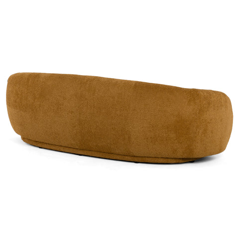 Divani Casa Andrew Modern Orange Fabric Sofa Model VGEV-B1830-SOFA-ORG