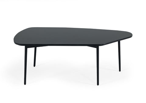 Modrest Andros Black Marble & Black Metal Coffee Table Model VGGMM-CT-1582-BLK-CT