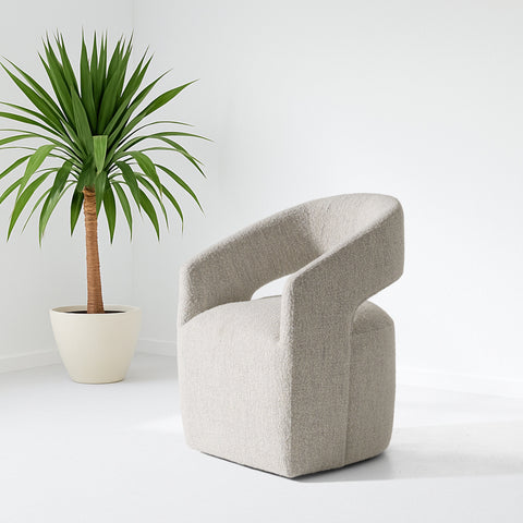 Modrest Angie Modern Beige Fabric Dining Chair Model VGKK-KFY1230-BEI-CH