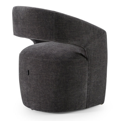 Modrest Angie Modern Dark Grey Fabric Dining Chair Model VGKK-KF-Y1230-DKGRY