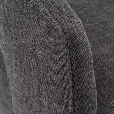 Modrest Angie Modern Dark Grey Fabric Dining Chair Model VGKK-KF-Y1230-DKGRY