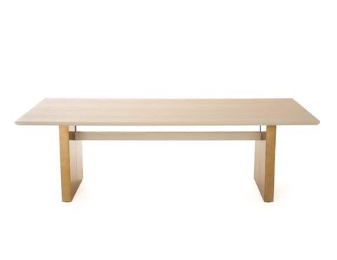 Modrest Angus Modern Cream Ash & Gold Dining Table Model VGGM-DT-1723