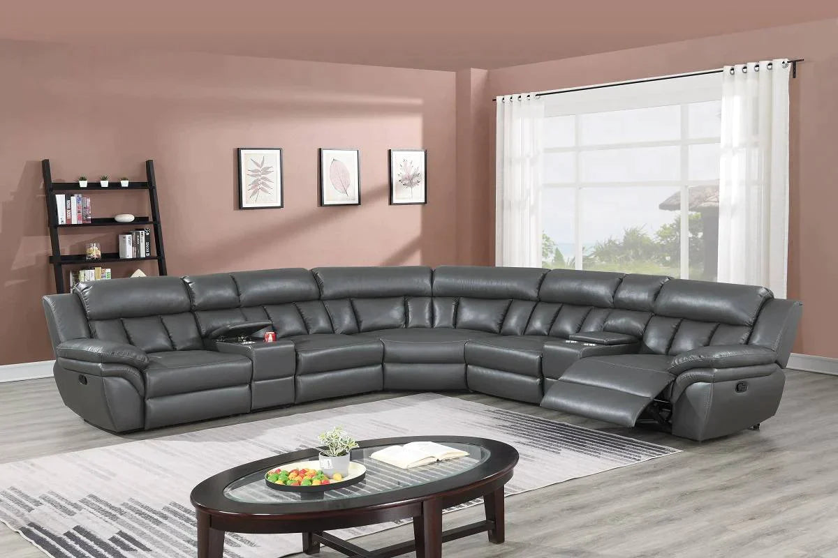 Manual Motion Sectional Model F8710 By Poundex Furniture