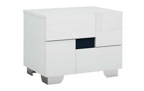 Aria High Gloss White NightstandModel:  ARIA-NS-WHITE
