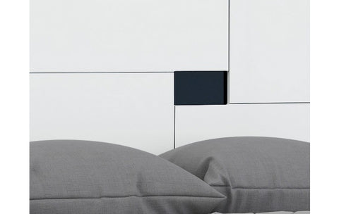 Aria - White 4PC Bedroom SetModel:  ARIA-SET-WHITE