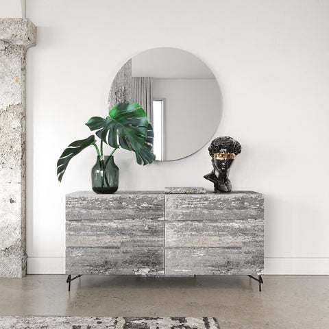 Nova Domus Aria Italian Modern Multi Grey With Texture Dresser Model VGAC-ARIA-DRESSER