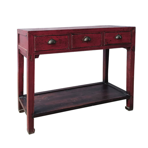 Old Original Painted Laquered Chinese Console Table