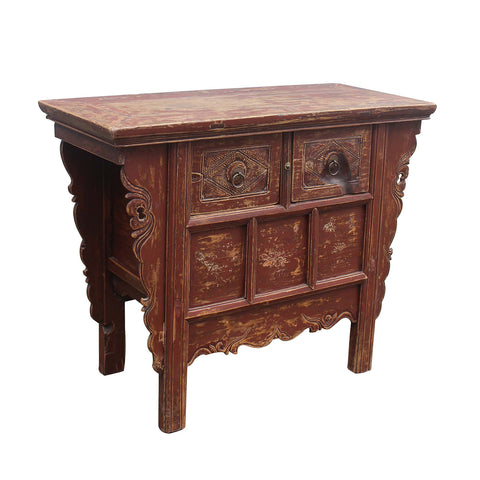 Antique Original Chinese Carved Sideboard