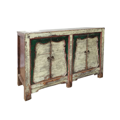 Antique Original Painted Laquered Chinese Sideboard