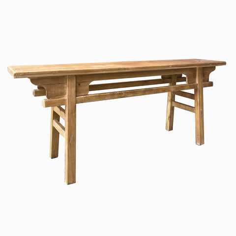 Antique Washed Original Farmhouse Console Table