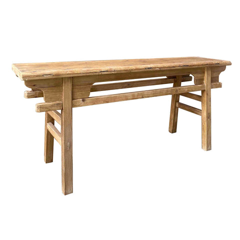 Antique Washed Original Farmhouse Console Table